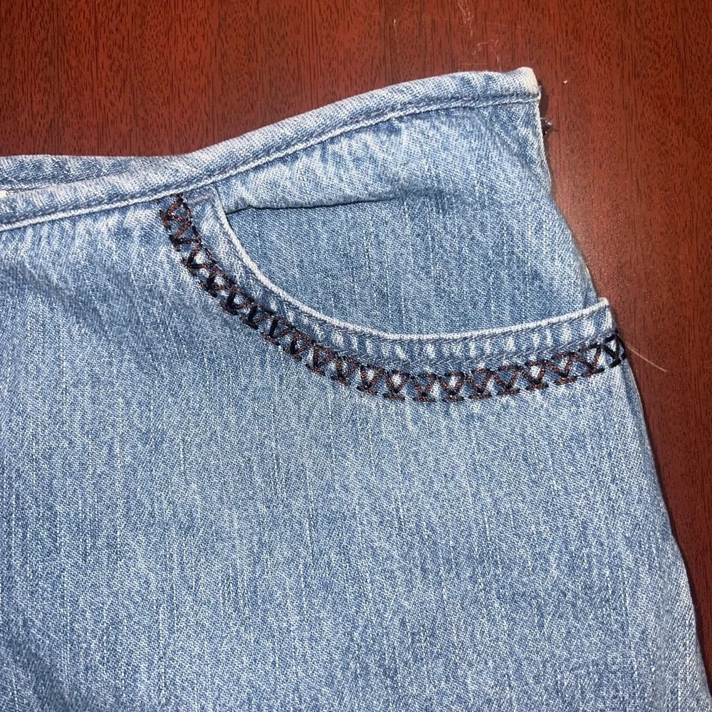 Christopher & Banks Light Blue Maxi Skirt - Picture 3 of 5
